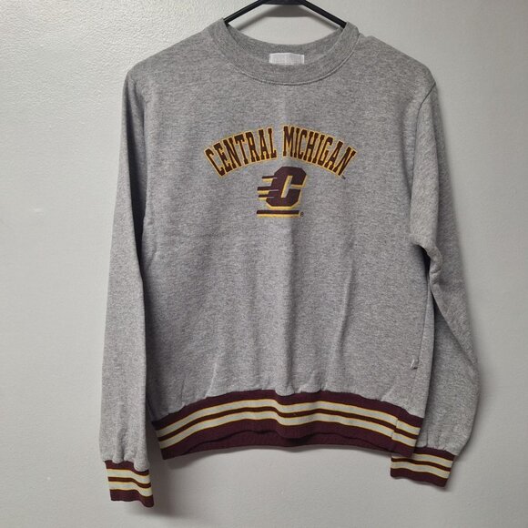 CMU Central Michigan University Sweatshirt Youth Large 14 16 Fire Up Chippewas - Picture 5 of 6